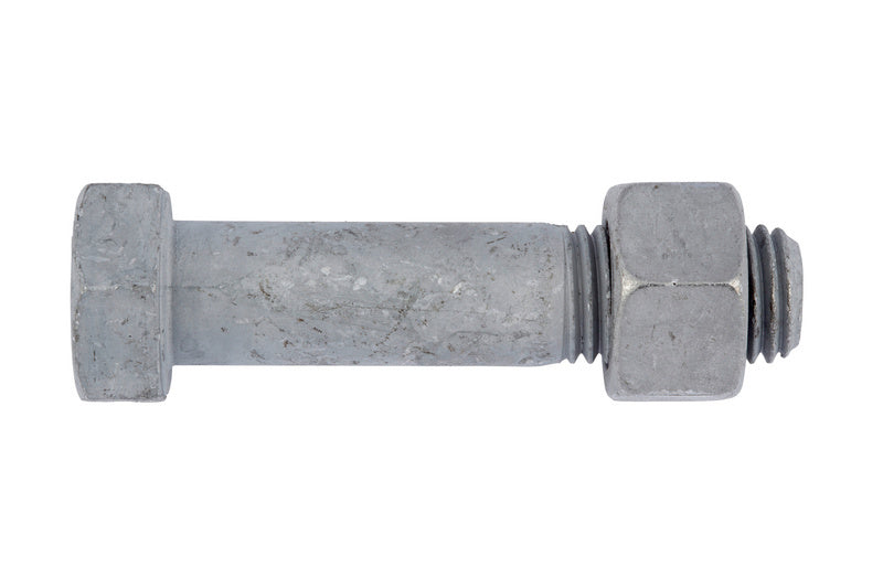Schraube 6kt-Kopf mit Mutter SB EN 15048-SHR-MU-DIN7990-4.6-SW18-(TZN)-M12X60     Verpackungsinhalt    100 Einheit