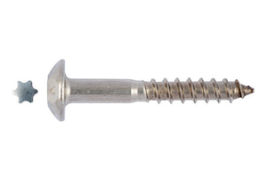 Sicherheitsschraube Holzgewinde SHR-FLKPF-HO-A2-AW40-7X50 -->VP  25 Einheit