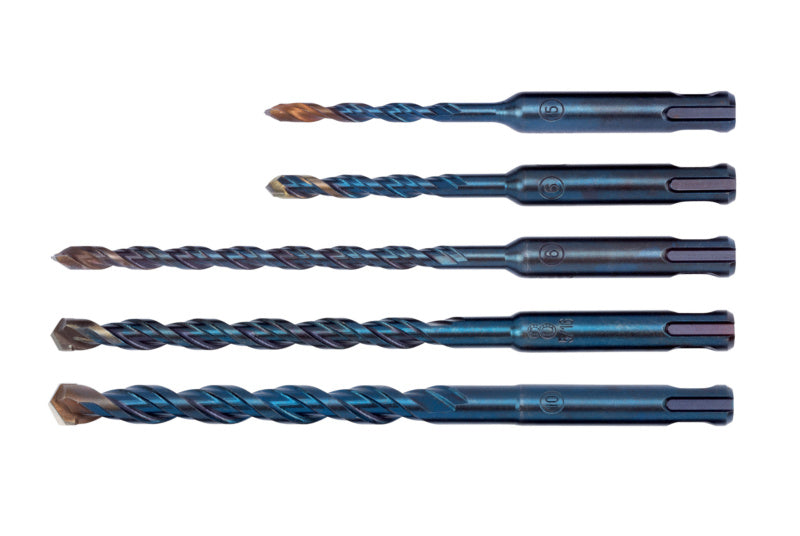 Mehrzweckbohrer Sortiment BO mit verschiedenen Bohrern und transparenter Aufbewahrungsbox.