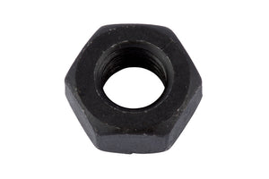 Sechskantmutter in Metall mit standardisiertem Sechskantformat für verschiedene Befestigungen.