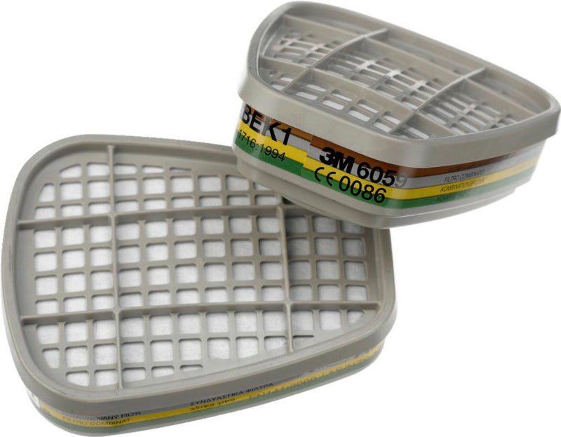 Halbmaske Mehrweg Zubehör- 6059 ABEK1 PATIKELFILTER     Verpackungsinhalt    8 Einheit
