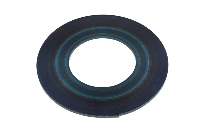 Rolle Verpackungsstahlband 400 Meter lang, 16 mm breit und 0,5 mm dick, 25 kg schwer.