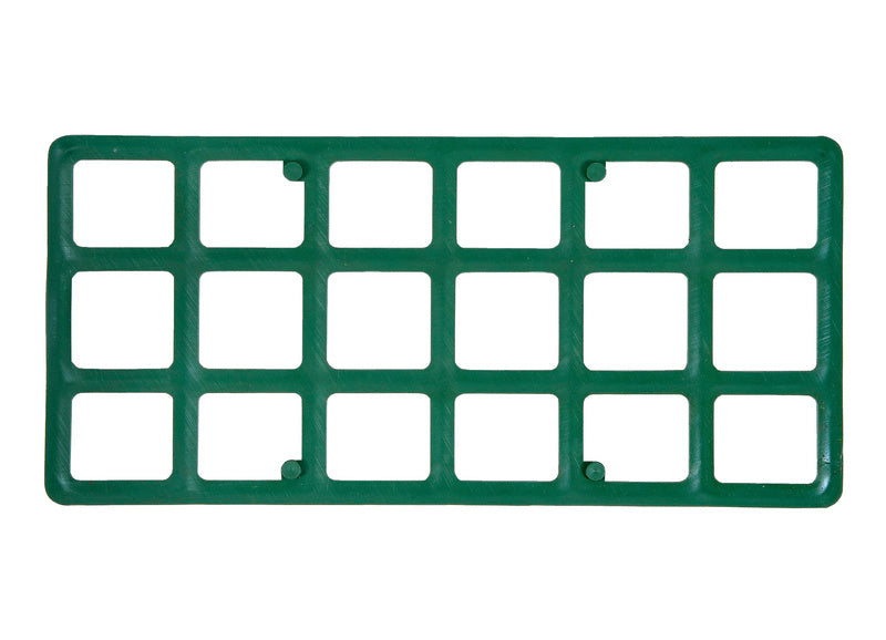 Distanzklotz-DISTKLTZ-GITTER mit Gitterstruktur für präzise Platzierung von Fliesen und Platten.