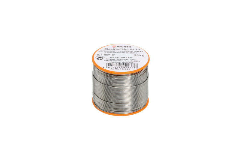 Elektroniklot-LOT-NR10-SN60/PB40-250G-D0,7     Verpackungsinhalt    20 Einheit