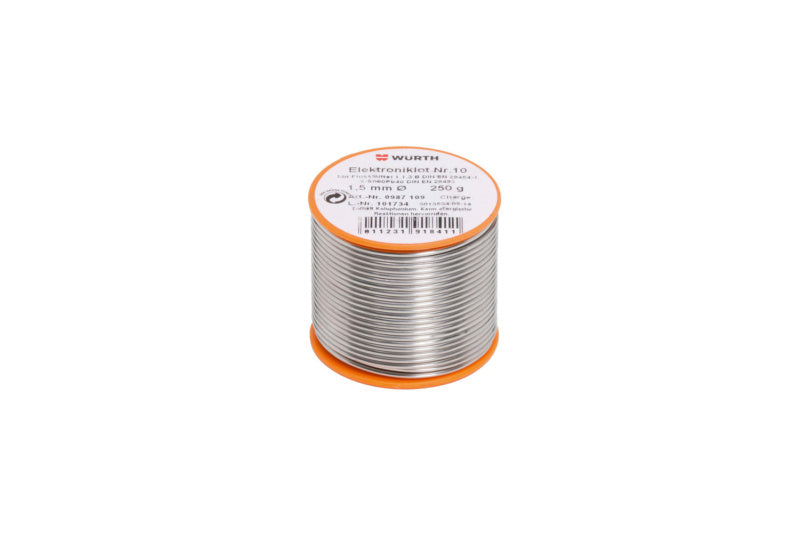 Elektroniklot-LOT-NR10-SN60/PB40-250G-D1,5     Verpackungsinhalt    20 Einheit