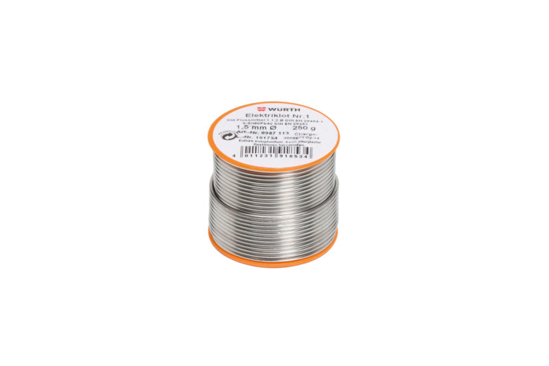Elektroniklot-LOT-NR1-ZN60/PB40-250G-D1,5     Verpackungsinhalt    1 Einheit
