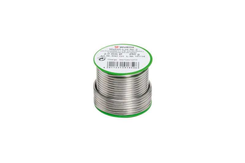 Metalllot-LOT-NR2-ZN40/PB60-250G-D2     Verpackungsinhalt    20 Einheit