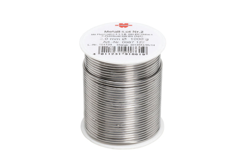 Metalllot-LOT-NR2-ZN40/PB60-1KG-D2     Verpackungsinhalt    10 Einheit
