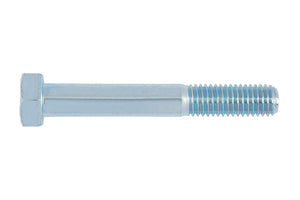 Sechskantschraube mit Schaft, Schlüsselweite 16 mm, aus korrosionsbeständigem A2K-Material.