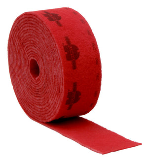 Schleifvlies Rolle SHLFVLI in feinkörniger Struktur, 100 mm breit und 25 m lang.