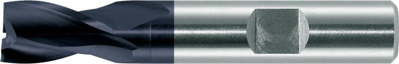 Langlochfräser LNGLOFRS DIN327D aus HSCO8-Stahl mit scharfen, speziell geformten Schneiden.