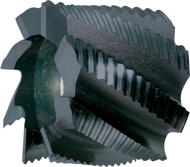 Walzenstirnfräser aus HSCO mit TIALN-Beschichtung für präzise Metallbearbeitung.