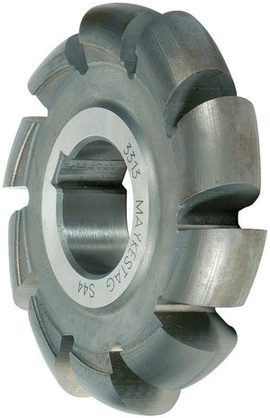 Aufsteckfräser HRDFRS DIN856 KVX aus Hartmetall mit scharfen Schneidkanten für präzises Fräsen.