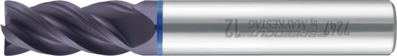 HPC-Fräser mit 4,0 mm Durchmesser, Vollhartmetall und spezieller Beschichtung für Präzisionsbearbeitung.