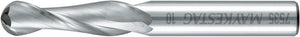 Vollradiusfräser aus Vollhartmetall mit präzisem Radius und optimierter Spanabführung.