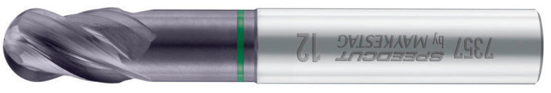 Vollradiusfräser VLRADIFRS SP mit UV-Beschichtung und präziser Geometrie aus Vollhartmetall.