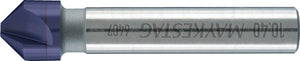 Vollhartmetall Kegelsenker SER KGL mit 90 Grad Konuswinkel nach DIN335C Norm.