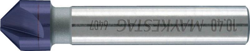 Vollhartmetall Kegelsenker SER KGL mit 90 Grad Konuswinkel nach DIN335C Norm.