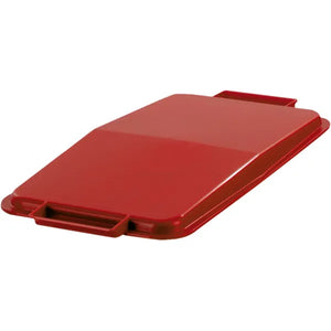 Brauner Kunststoffdeckel für 60 l Container mit Griffen