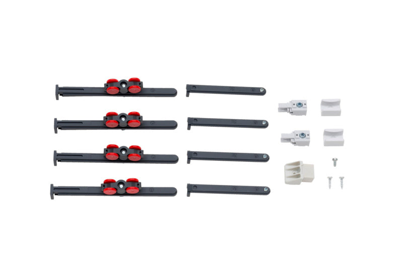 Schiebetürbeschlag redoslide-M aus robustem Material für Türen bis 80 kg mit leiser Laufruhe.