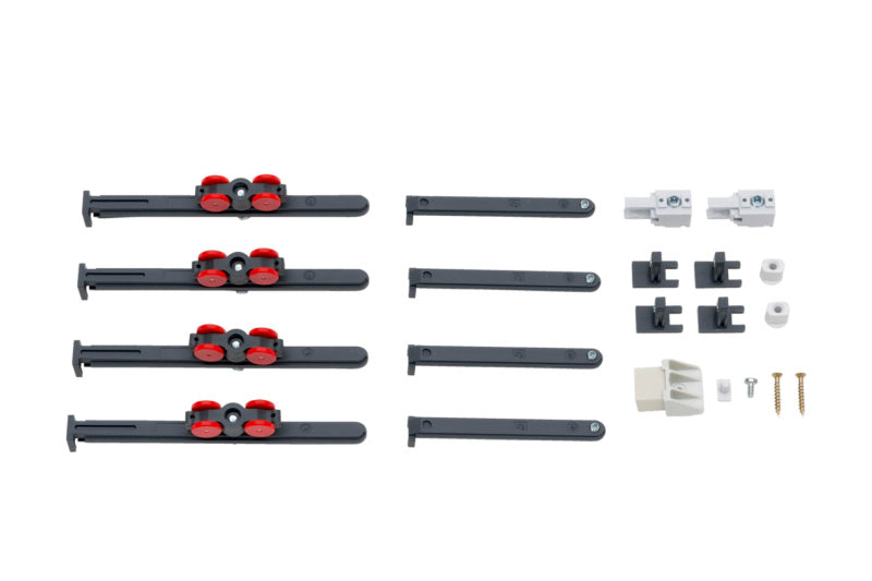 Schiebetürbeschlag redoslide-M aus robustem Material, ideal für Türen bis 80 kg.