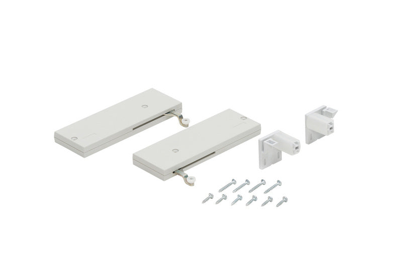 Schiebetürbeschlag redoslide-M mit Dämpfungssystem für leises Schließen und einfache Montage.