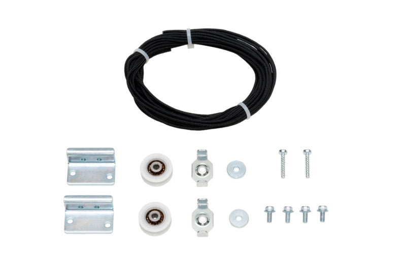 Schiebetürbeschlag redoslide Z mit synchroner Steuerung und robusten Gleitschienen in modernem Design