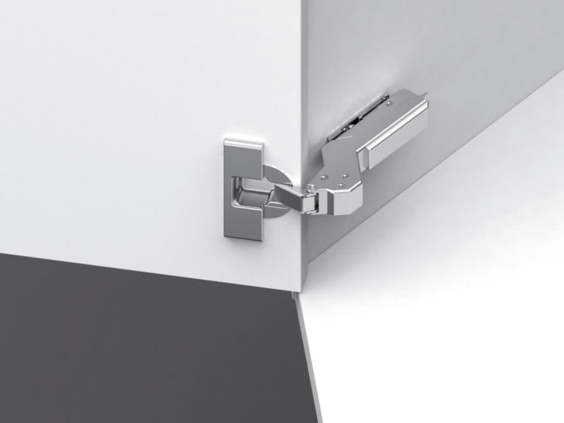 Metallisches Tiomos Impresso SHAN-TS Scharnier mit robustem Design für Möbel und Türen.