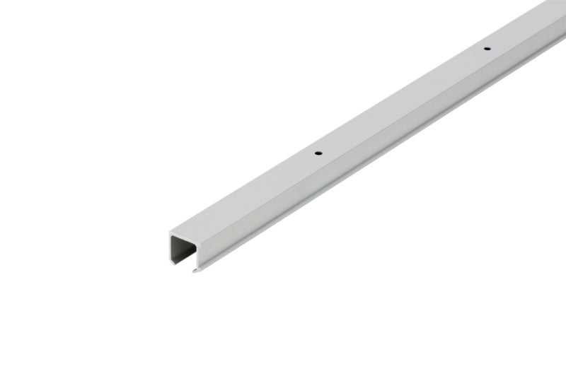 Schiebetürbeschlag aus robustem, korrosionsbeständigem Material für Zimmertüren mit modernem Design.