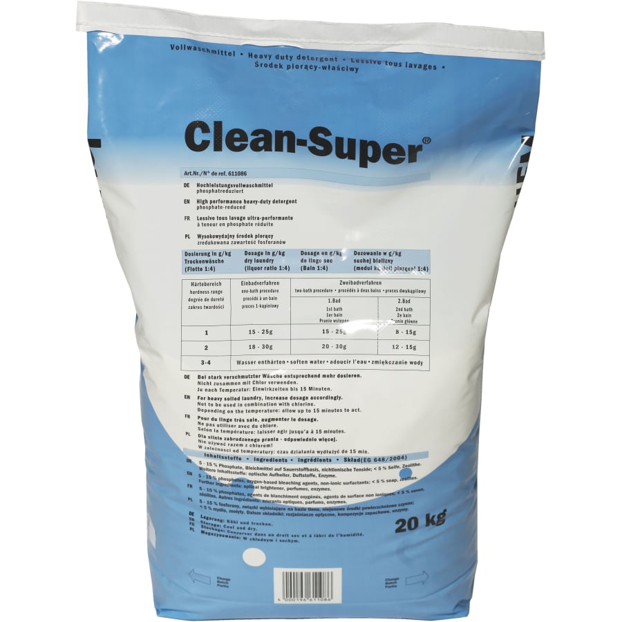 Wäscherei -Clean-Super - 20kg Sack