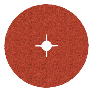 Vulkanfiberscheibe 982C CUBITRONII mit Keramikkristallen für effizientes Schleifen und Polieren.