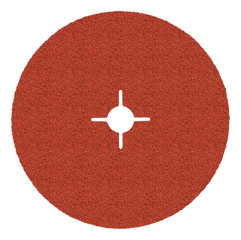 Vulkanfiberscheibe 982C CUBITRONII mit Keramikkristallen für effizientes Schleifen und Polieren.