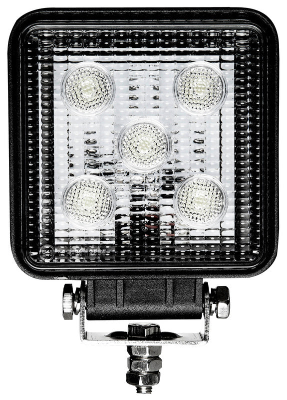 Arbeitsscheinwerfer Fahrzeug-ARBSHNWERF-FZG-5LED-1200LUMEN     Verpackungsinhalt    1 Einheit