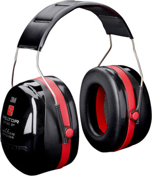 Kapselgehörschutz H5A-411 mit ergonomischen Kapseln und weichen, hautfreundlichen Polstern.