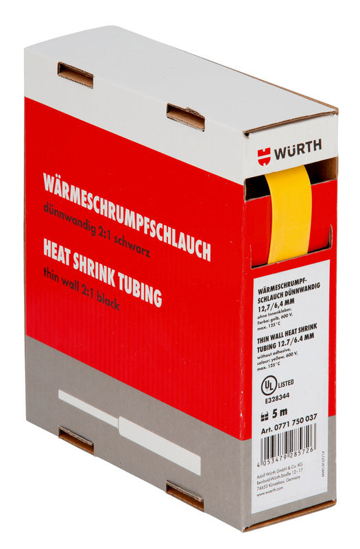 Gelbe Box mit fünf Einheiten WSHRMPFSCHL, Maße 19,0-9,5 mm, für Handwerksanwendungen.