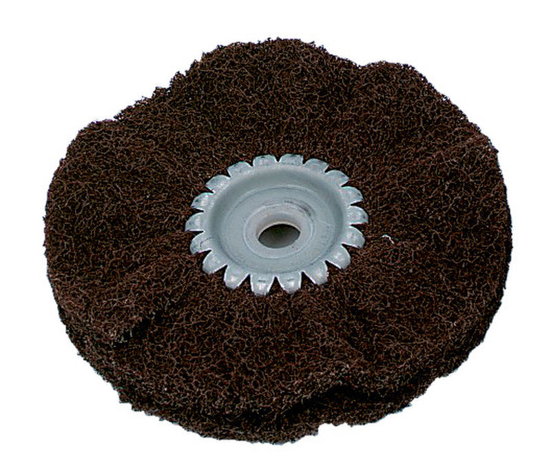 Schleifring Vlies-SHLFRG-VLI mit 150 mm Durchmesser und K100 Körnung für Oberflächenbearbeitung