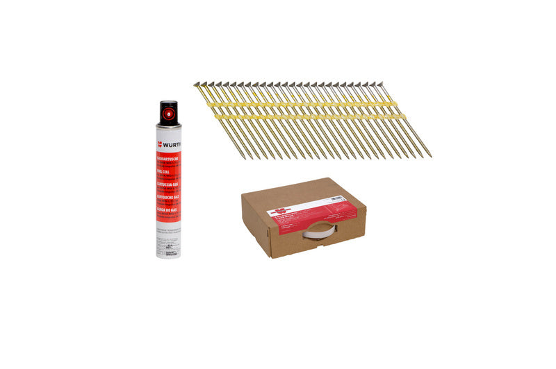 Nagel-Set DIGA WO-1/34-NGL-WO-1/34-SEKPF-AW20-GAS-A2-2,8X65     Verpackungsinhalt    2000 Einheit