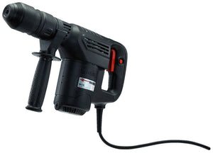 Elektro Meißelhammer MSLHAM mit ergonomischem Griff und verschiedenen Meißelaufsätzen.