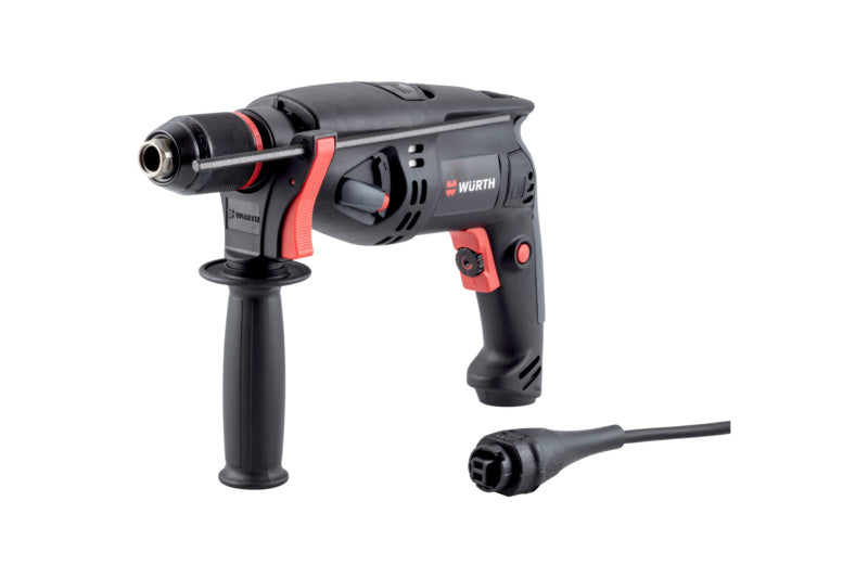 Elektro Bohrmaschine BOMA mit ergonomischem Griff und 800-Watt-Motor für vielseitige Anwendungen.