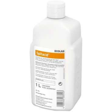 Desinfektionsmittel Spitacid 1L Spenderflasche – M24 Ecolab DeutschlanFür eine hygienische Umgebung in medizinischen Einrichtungen und darüber hinaus bietet die Spitacid 1L Spenderflasche eine zuverlässige Lösung für die professionelleDesinfektionDesinfektionsmittel SpitacidMarktplatz24