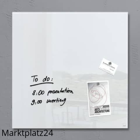 SIGEL GL111 GLASBOARD 48X48CM WEISS