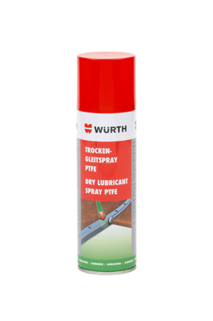 Trockengleitspray in einer 300ml Dose mit PTFE für effiziente Gleiteigenschaften.