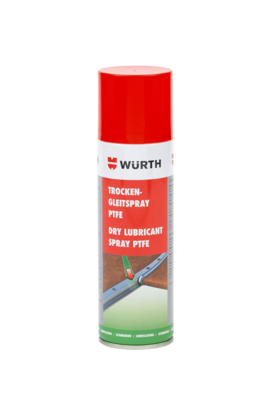 Trockengleitspray in einer 300ml Dose mit PTFE für effiziente Gleiteigenschaften.