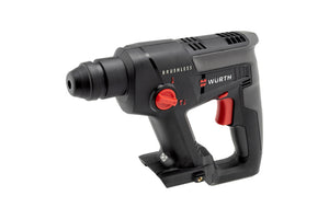 Kabelloser Bohrhammer BOHAM AKKU mit Lithium-Ionen-Akku und ergonomischem Griff in Schwarz.