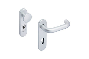 Aluminium-Schutzbeschlag SBS-ALU-S22/FS in silber mit korrosionsbeständigen Eigenschaften.