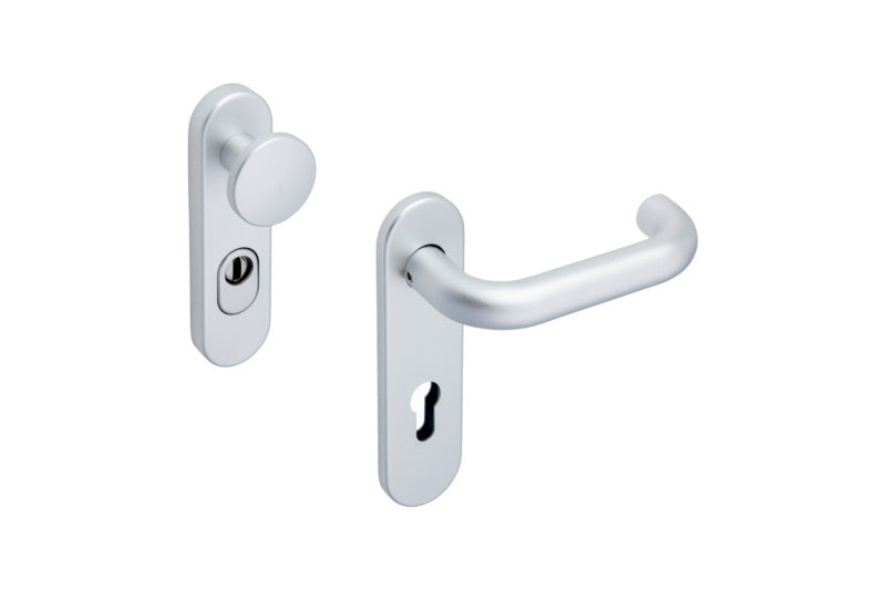 Aluminium-Schutzbeschlag SBS-ALU-S22/FS in silber mit korrosionsbeständigen Eigenschaften.