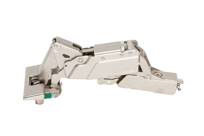 Scharnier Tiomos Impresso SHAN-T aus Metall mit modernem Design für Möbel und Türen.