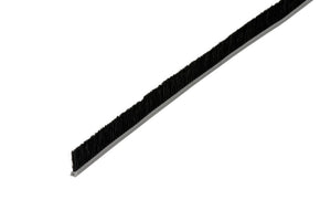 Schiebetürbeschlag in elegantem Schwarz, 2500 mm lang, für reibungslose Türbewegung.