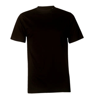 Schwarzes Arbeitsshirt STX TSHIRT ST101 CLASSIC mit robustem, atmungsaktivem Material und doppelten Nähten.