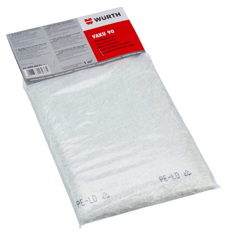 Glasfasergewebe f. Spachtelmasse- GLASFSRMAT-(VAKU-90)-1QM     Verpackungsinhalt    1 Einheit - Marktplatz24